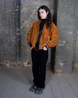 Add a touch of timeless style to your wardrobe with our Vintage 80s Bomber Leather Jacket. Crafted with classic brown leather, this jacket is a must-have for any fashion enthusiast. Embrace the distinctive vintage look!