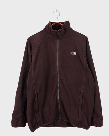 Preloved brown North Face fleece jacket | L-XL