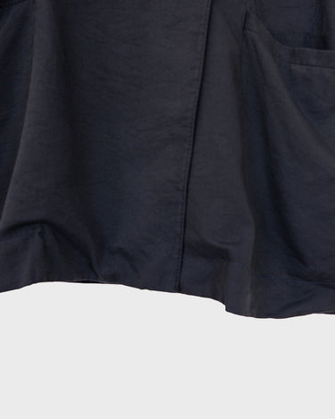   Revive 90s vintage flair with this black short sleeve summer blazer! Clothe yourself in minimalism design, featuring a long cut and super light fabric.