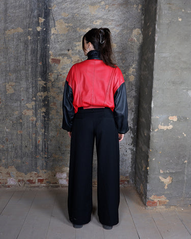 Vintage 80s Paganini multi color nappa leather bomber jacket | M-L