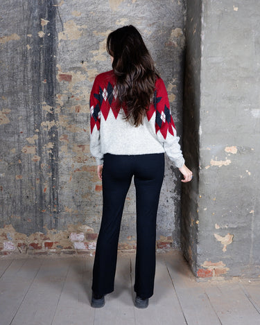 Vintage 80s MC NEAL sportswear half zip wool sweater | M-L