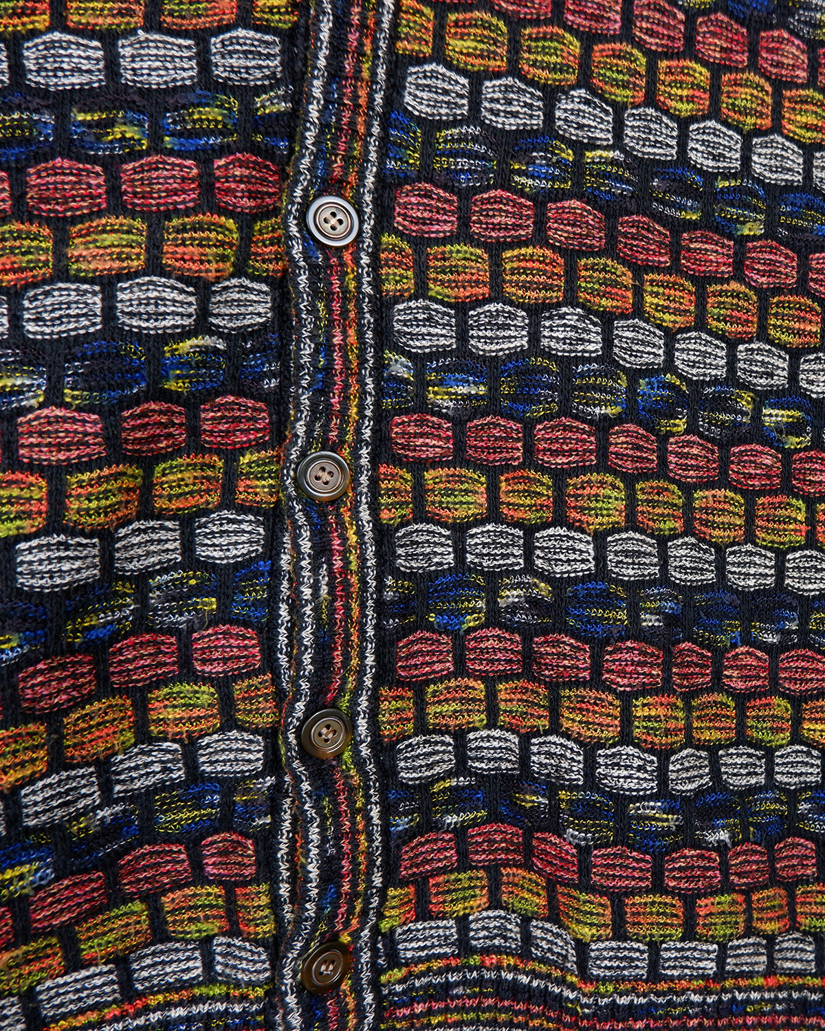 Vintage 80s colorful vest missoni style | L – Vinti Vintage