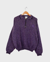 This vintage 80s sweater is sure to add a splash of purple passion to any wardrobe! Crafted from a blend of alpaca, lana wool and acryl mix this sweater is perfect to survive the cold winter days. ﻿