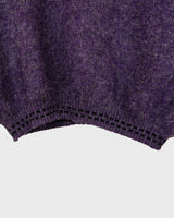 This vintage 80s sweater is sure to add a splash of purple passion to any wardrobe! Crafted from a blend of alpaca, lana wool and acryl mix this sweater is perfect to survive the cold winter days. ﻿
