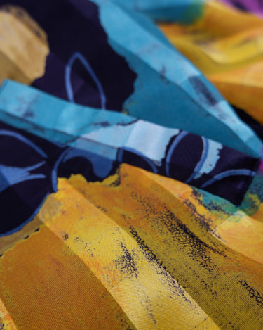 Vintage 90s colorful lightweight bomber jacket | M