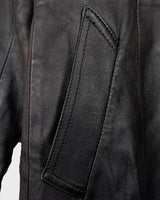 Sleek, edgy, and timeless – this vintage 80s black leather jacket is a true classic.
Made from genuine leather with a clean, structured fit, this piece blends bold 80s energy with modern minimalism. The sharp cut gives that effortlessly cool edge, perfect for everyday wear.
