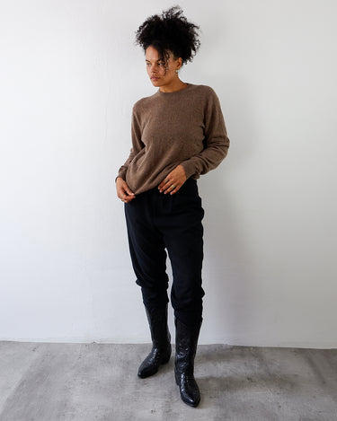 Y2k brown 100% cashmere sweater | M-L