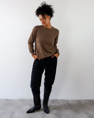 Y2k brown 100% cashmere sweater | M-L
