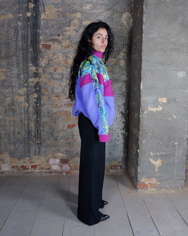 Vintage 80s 90s MAUNA KEA HAWAII colorful half zip fleece | S-L