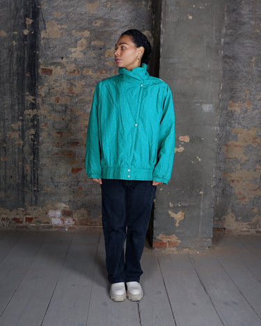Vintage 80s turquoise PERALP ski padded jacket (oversized fit) | S-L