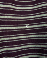 This vintage piece is sure to be a hit! Get out of the ordinary and jump into the ‘90s with this vintage brown vest - fun green stripes make it a true stand-out. It's an old-school classic with an updated twist! Please keep in mind, that this vest has some stains and flaws (last photos)