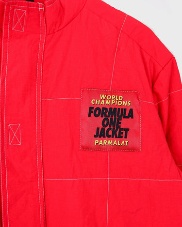 This vintage 90s bomber jacket (thin - recommend it for spring or early autumn) is the perfect choice for racing forward. With its lightweight nylon and insulated design, it's a classic for when you're on the go. Handcrafted with a dash of retro flair, this jacket will have you standing out from the pack!
