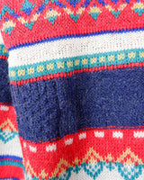 Stay warm and rainbow-bright with this eye-catching United Colors of Benetton shetland wool sweater! Featuring a vibrant array of colors, this classic piece will be sure to up your style game! It's perfect for any season!