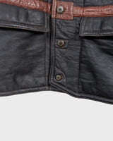A cold winter won't stand a chance against this premium vintage shearling coat! Crafted in premium-grade black heavy / robust leather, this coat is the perfect option to survive to cold winter days! I promise!