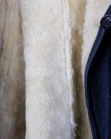 Wrap yourself in cozy luxury with this Premium Vintage 80s black leather shearling coat. This timeless coat has all the bells and whistles for an edgy winter look with maximum comfort! Ready for all that cold-weather fun in this coat?