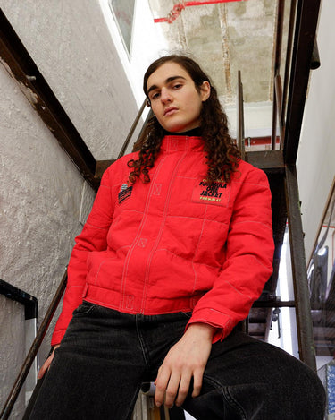 This vintage 90s bomber jacket (thin - recommend it for spring or early autumn) is the perfect choice for racing forward. With its lightweight nylon and insulated design, it's a classic for when you're on the go. Handcrafted with a dash of retro flair, this jacket will have you standing out from the pack!