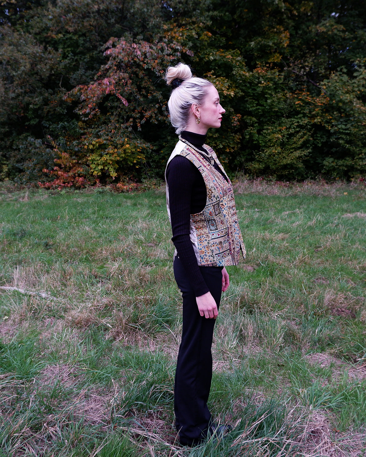 Vintage 80s 90s colorful pattern vest | M - L – Vinti Vintage