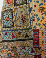 Embrace the vibes with our 80s/90s colorful pattern vest. This unique and detailed piece adds a touch of boho to your style!