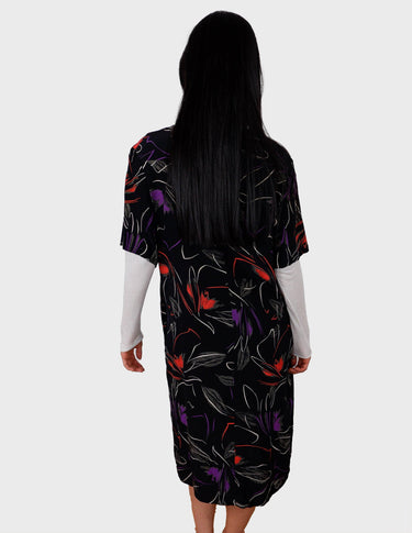 90s vintage floral maxi dress.