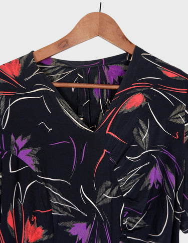 90s vintage floral maxi dress.
