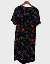 90s vintage floral maxi dress.