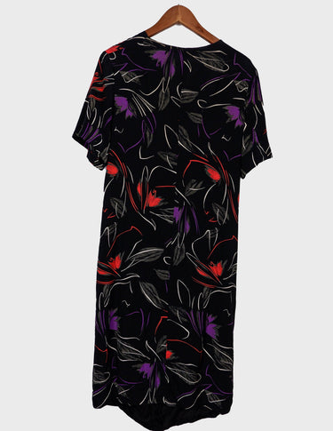 90s vintage floral maxi dress.