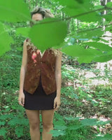 This isn’t just a vest – it’s a vibe. Red-brown, bold paisley, and a touch of boho attitude make it anything but basic. Lightweight and easy to throw on, it’s the kind of piece that does the talking for you. Wear it loud, wear it your way.